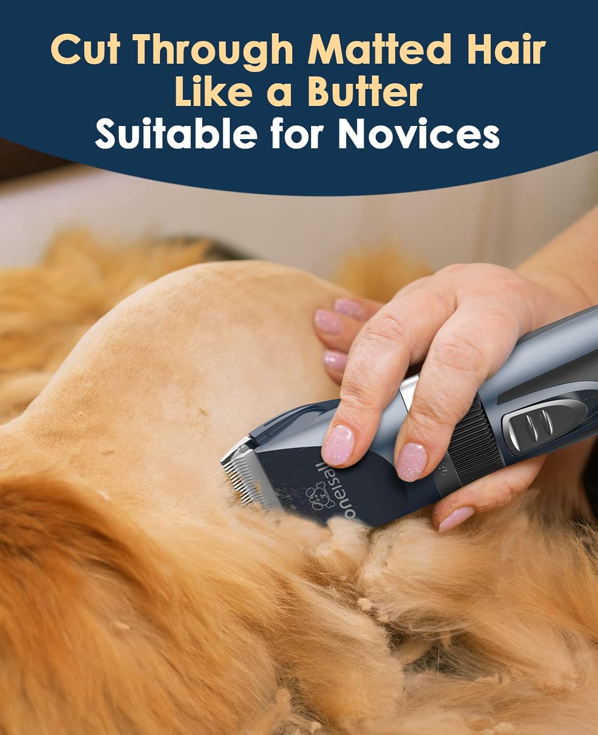 Oneisall X2 2 Speeds Cat Clippers for Matted Hair