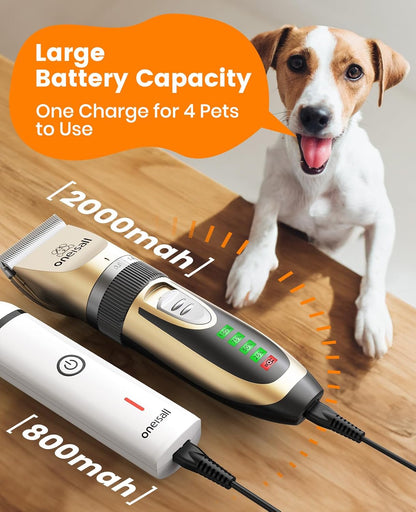 Oneisall X2&N5 3 in 1 Dog Clippers & Dog Paw Trimmer