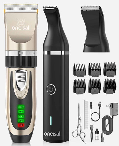 Oneisall X2&N5 3 in 1 Dog Clippers & Dog Paw Trimmer